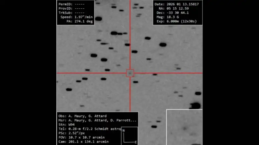 Cometa C/2026 A1 (MAPS) 17022026