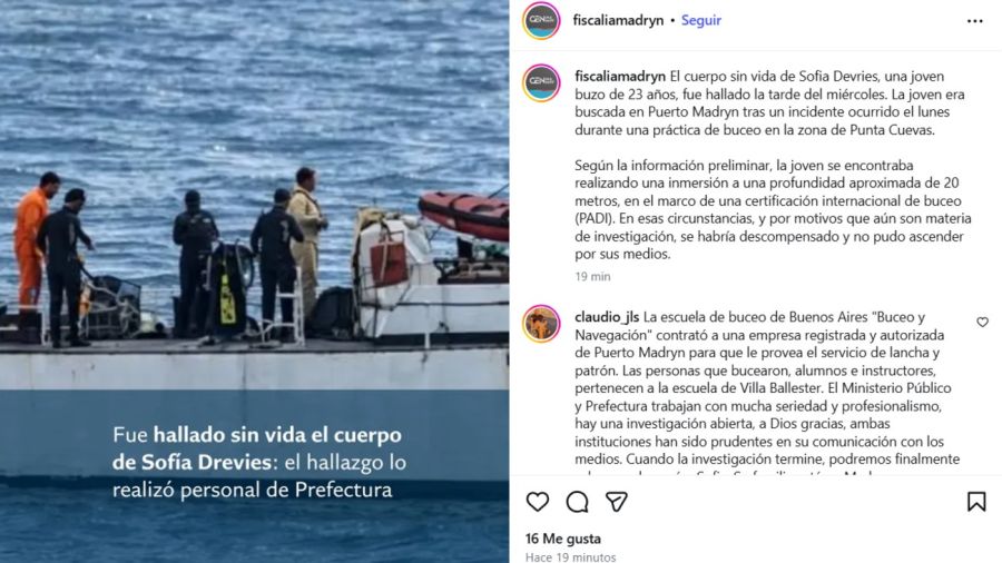 Encontraron a la joven desaparecida en Puerto Madryn 20260218