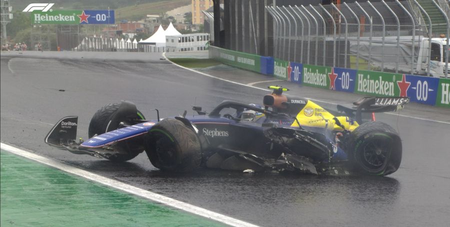 Franco Colapinto accidente GP de Brasil