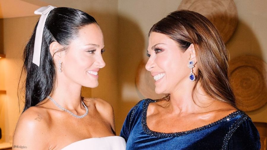 Oriana Sabatini con Catherina Fulop y Ova Sabatini