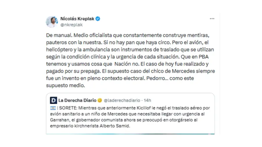 Tweets Alberto Samid