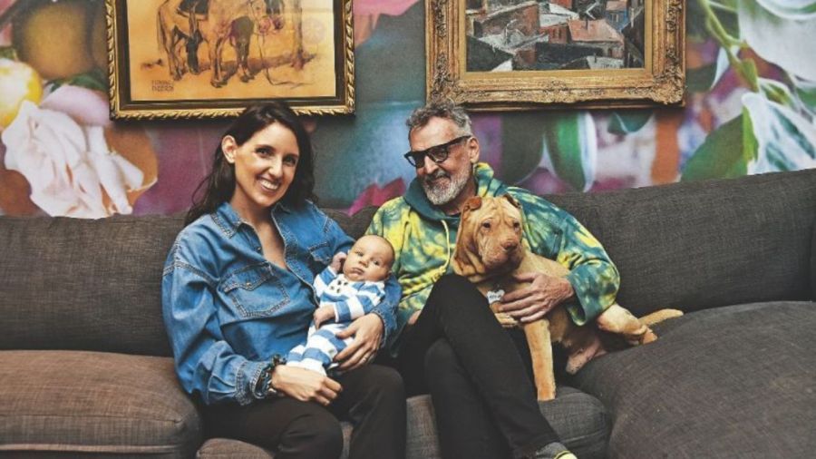 Benito Fernández y su hija Marina