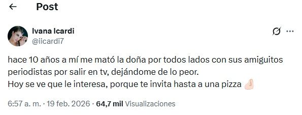 Los mensajes de Ivana Icardi tras la visita de su hermano Guido a Wanda Nara