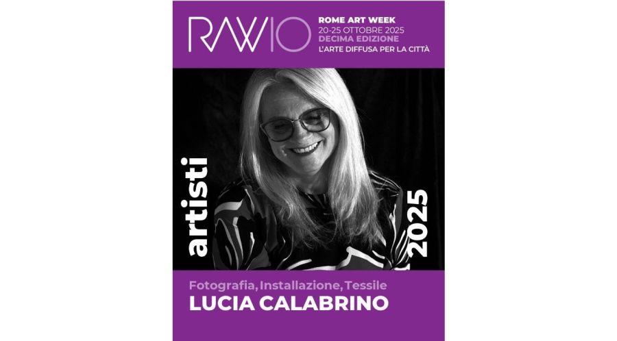 Lucía Calabrino representa a Argentina en Roma: Rome Art Week, Feria Nuvola y Casa Argentina (muestra vigente hasta 4 de Marzo 2026)