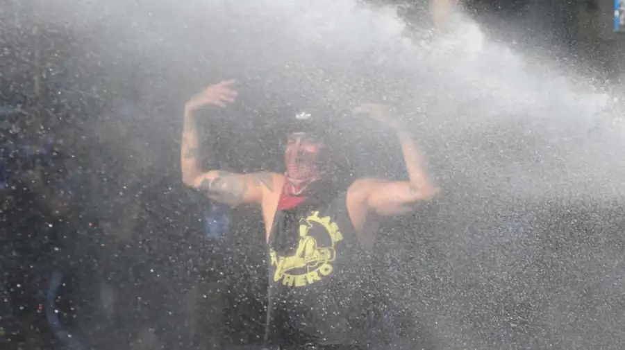 Marcha fuera del Congreso, reforma laboral 20260219