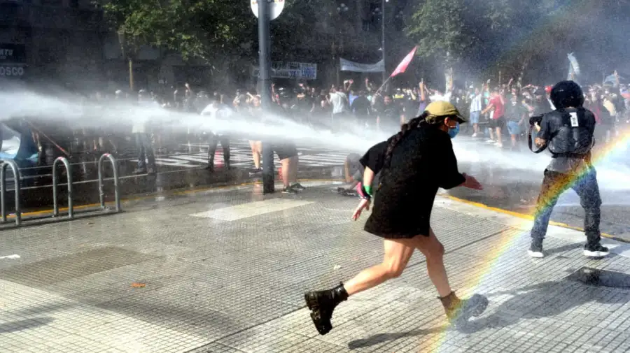 Marcha fuera del Congreso, reforma laboral 20260219