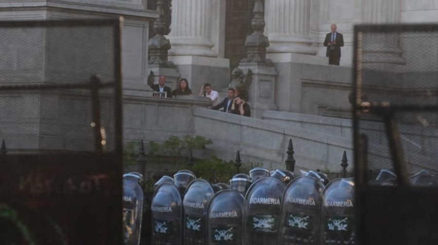 Marcha fuera del Congreso, reforma laboral 20260219