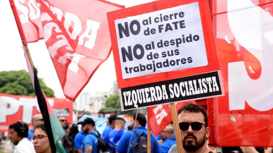 Paro general: Marcha fuera del Congreso 19022026