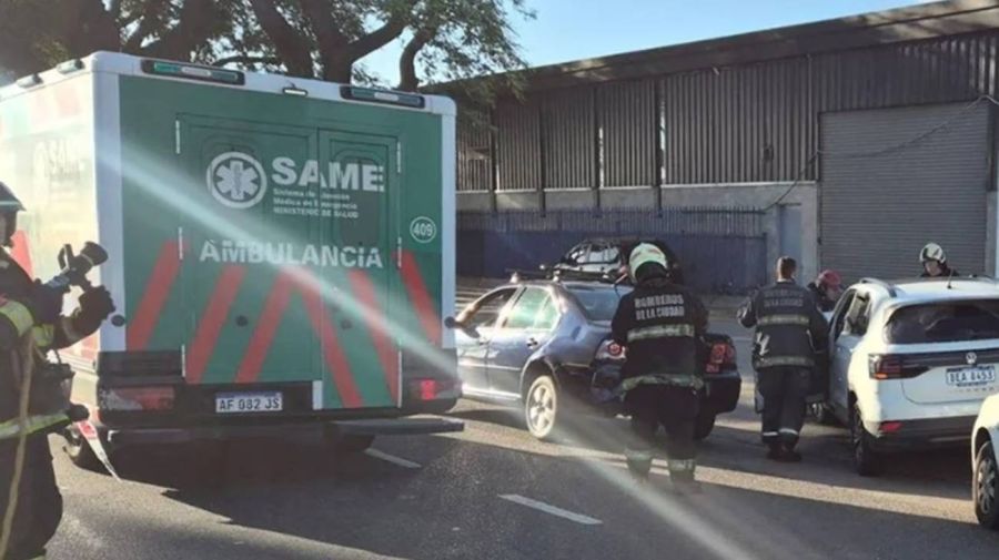 Choque múltiple en la Costanera 21022026