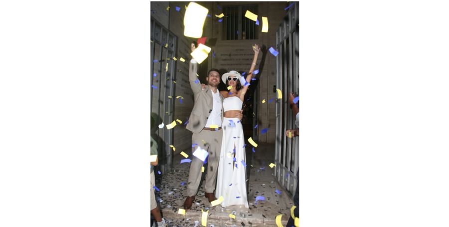 Emily Lucius y Rodrigo Valladares (Foto: MovilPress)