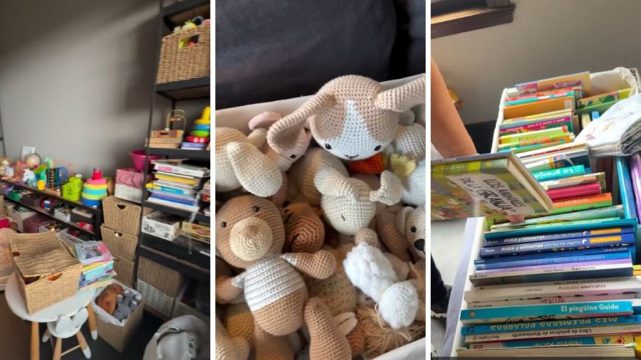 Pampita mostró la sala de juegos de su hija Anita García Moritán