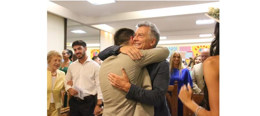 Rodrigo Valladares y Mauricio Macri (Foto: MovilPress)