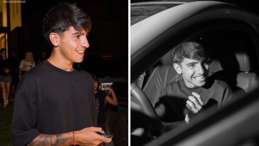 El auto de Benjamín Agüero