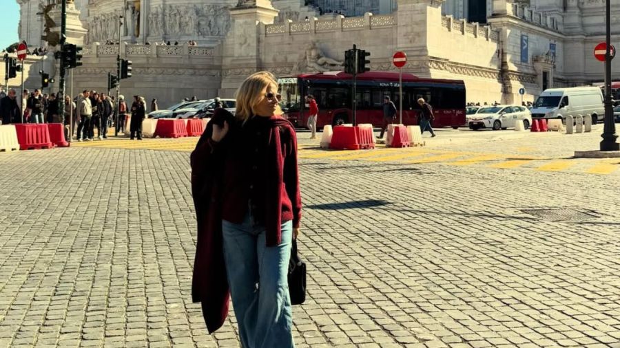 Las vacaciones de Flavia Palmiero y Luis Scalella