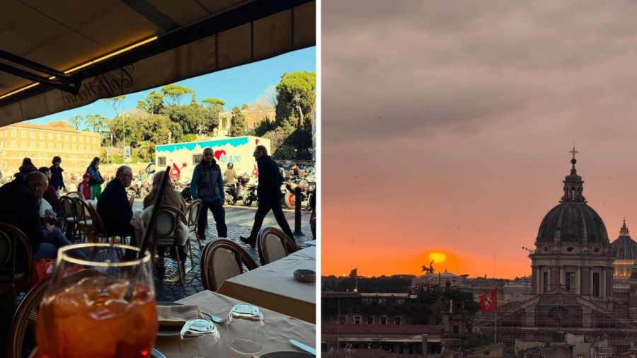 Las vacaciones de Flavia Palmiero y Luis Scalella