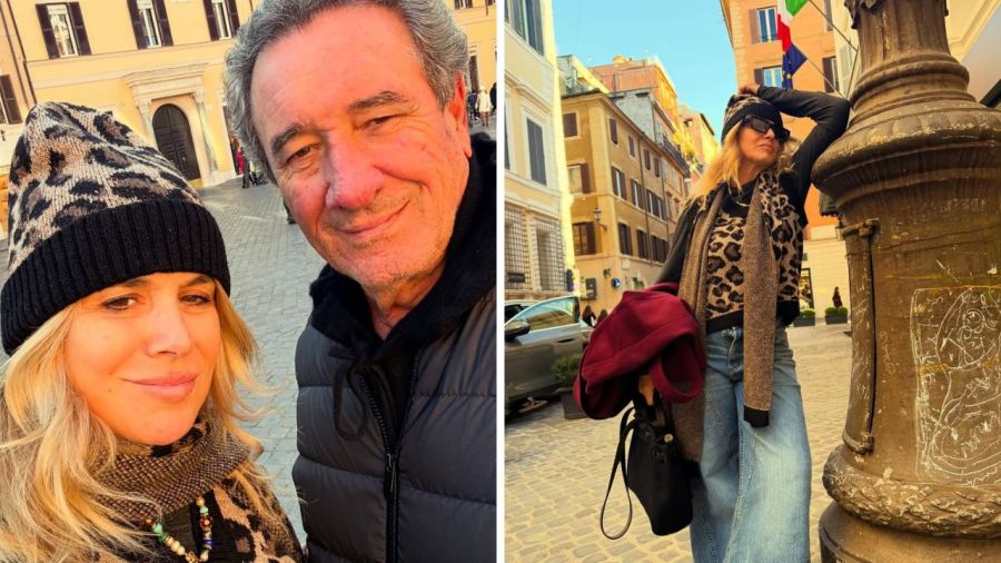 Las vacaciones de Flavia Palmiero y Luis Scalella