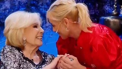 Mirtha Legrand y Jimena Monteverde.
