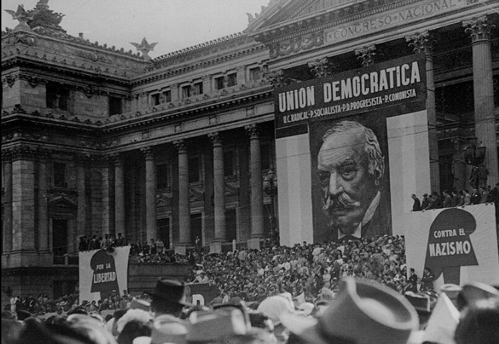 Acto Unión Democrática 1945