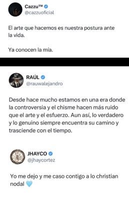 Cazzu, Rauw Alejandro y Jhayco