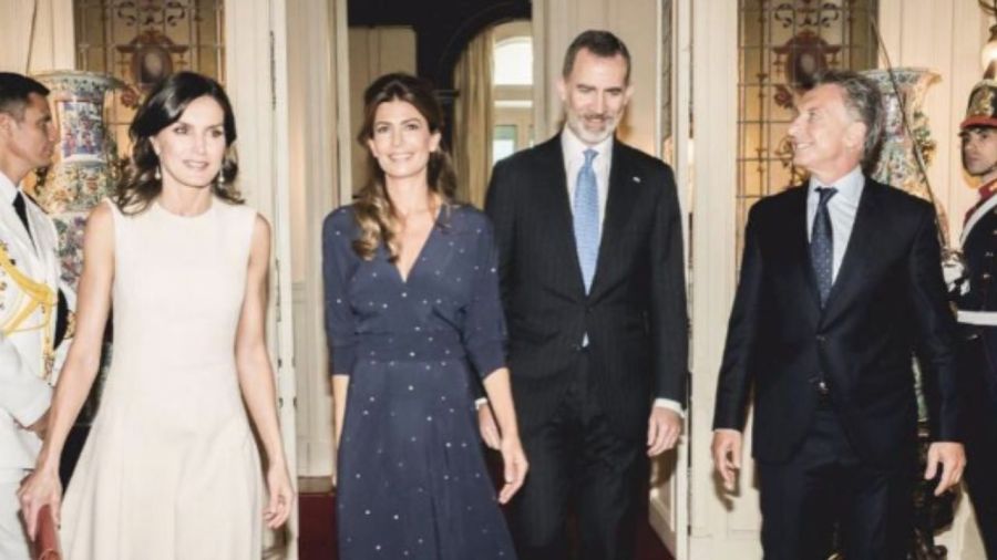 Juliana Awada y Rey Felipe 