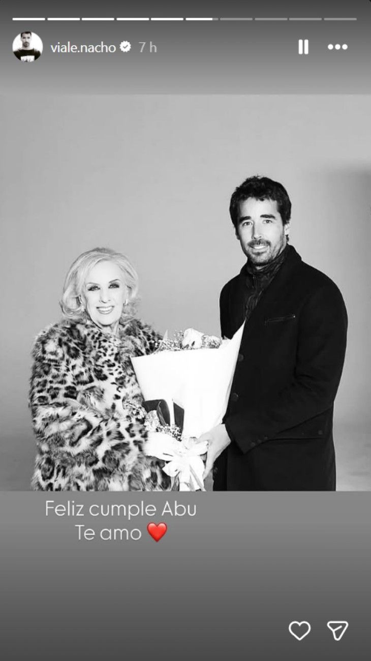 Nacho Viale y Mirtha Legrand