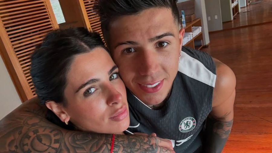 Valentina Cervantes y Enzo Fernández
