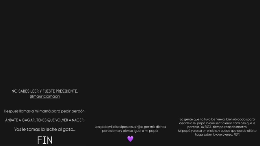 Dalma y Gianinna Maradona destrozaron a Mauricio Macri