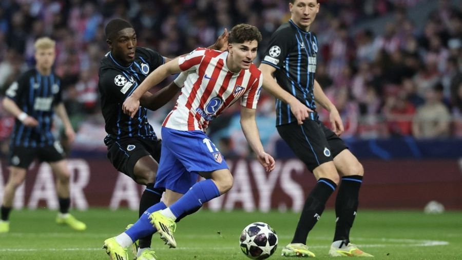 Julián Álvarez en Champions League con Atlético de Madrid