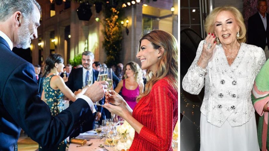 Juliana Awada, Mirtha Legrand, Rey Felipe