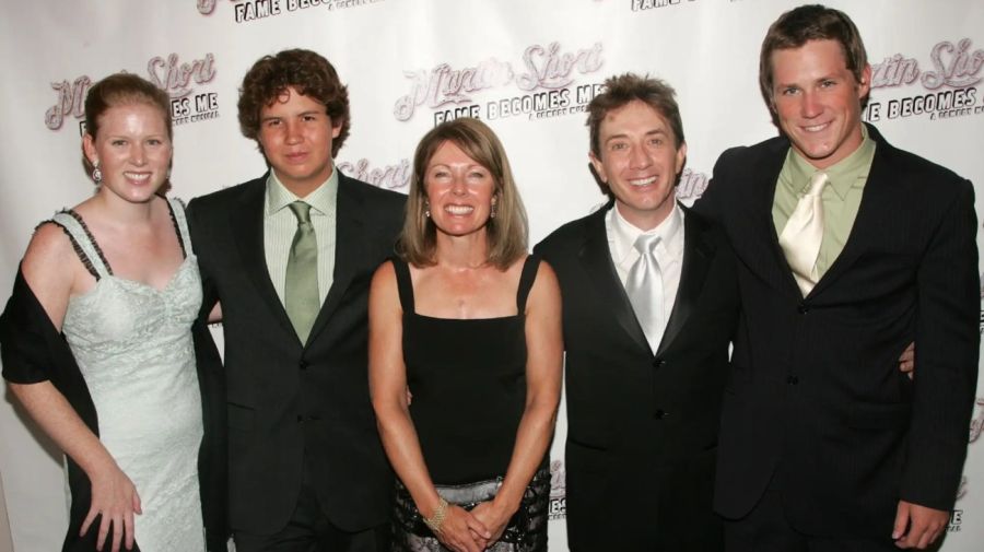 Katherine Short, Henry Short, Nancy Short, Martin Short y Oliver Short en 2006