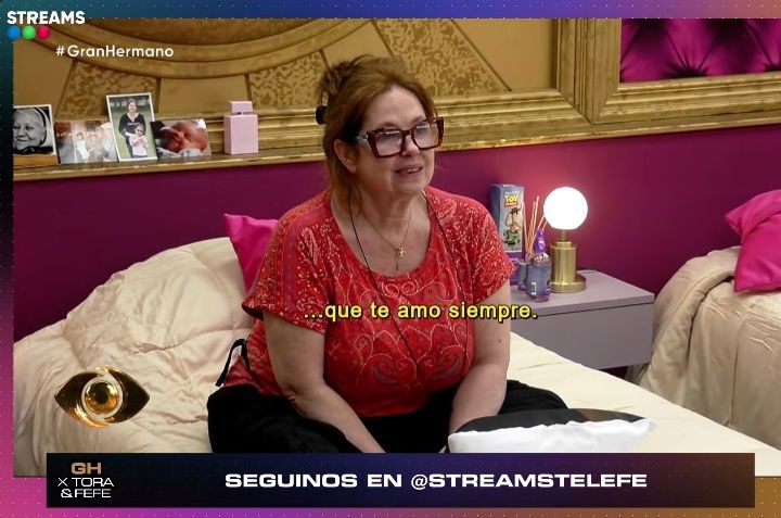 Andrea del Boca recordó a su padre en Gran Hermano Generación Dorada