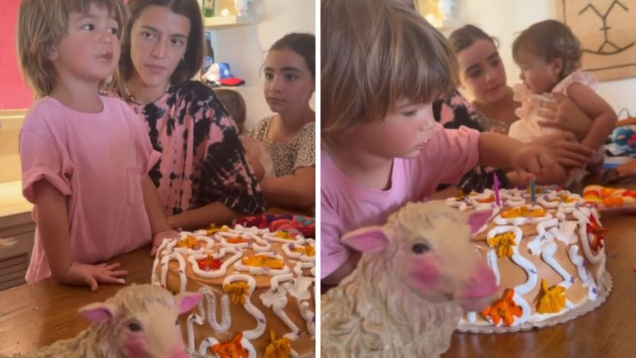 Así fueron las tortas de Tao, el hijo de Calu Rivero