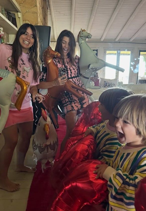Cumpleaños Tao, hijo de Calu Rivero