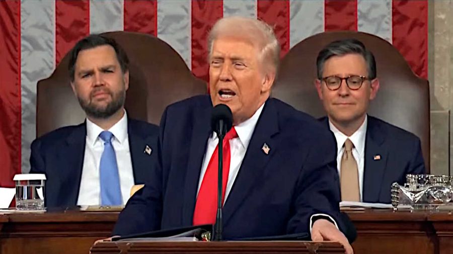 Donald Trump da el discurso del Estado de la Unión 20260224