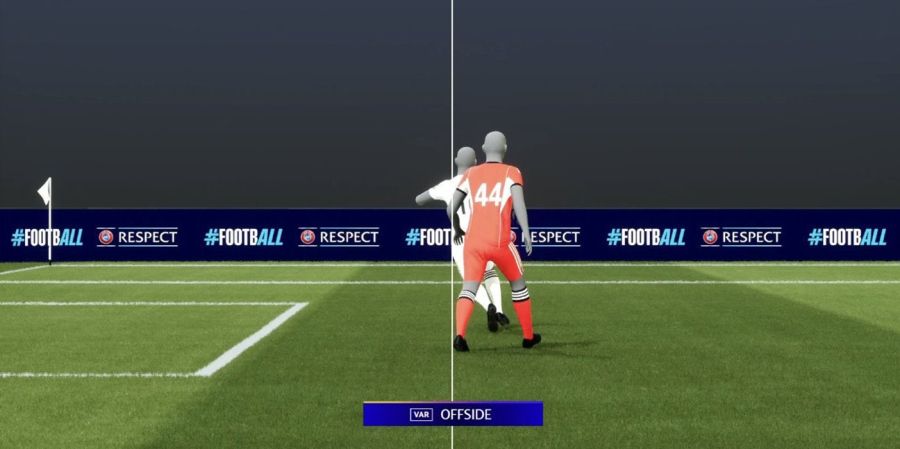 Fuera de juego tecnológico en Real Madrid vs Benfica