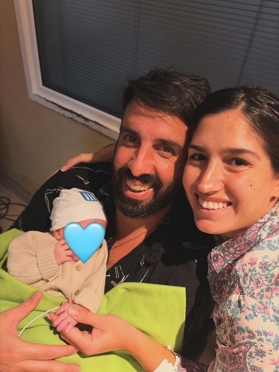 Nació Piero, el hijo de Flavio Azzaro y Sol Nobile