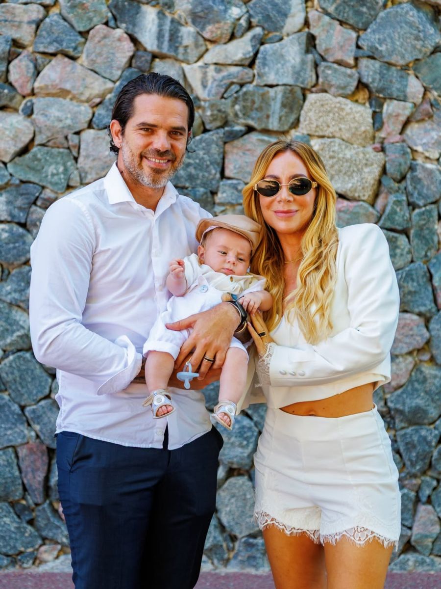 El bautismo de Joaquín, el hijo de Fernando Gago y Vero Laffitte