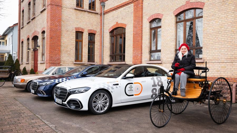 Mercedes-Benz celebra 140 años con una travesía mundial que llega a Buenos Aires