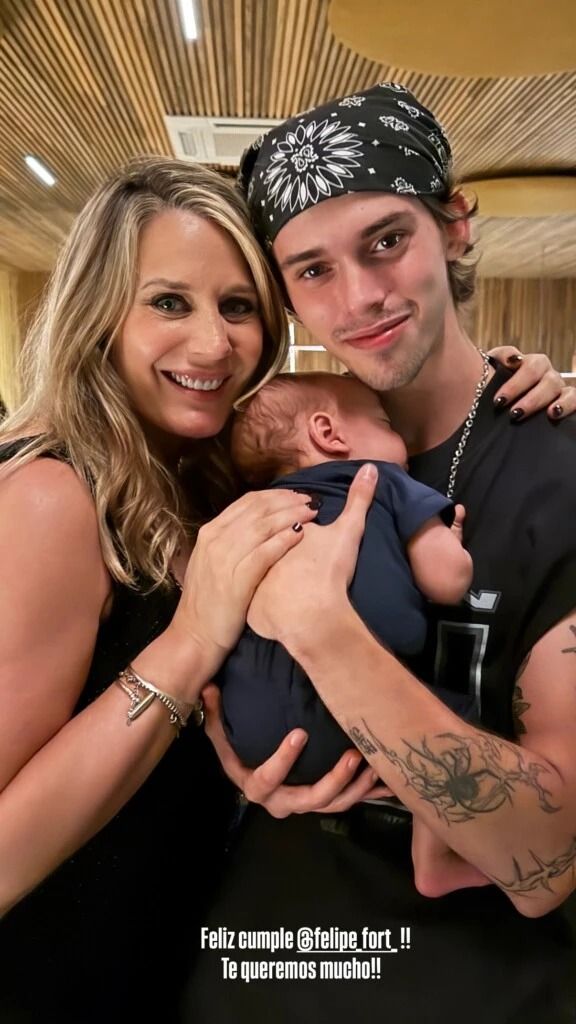 Rocío Marengo celebró el cumpleaños de Marta y Felipe Fort y mostró imágenes inéditas de Isidro