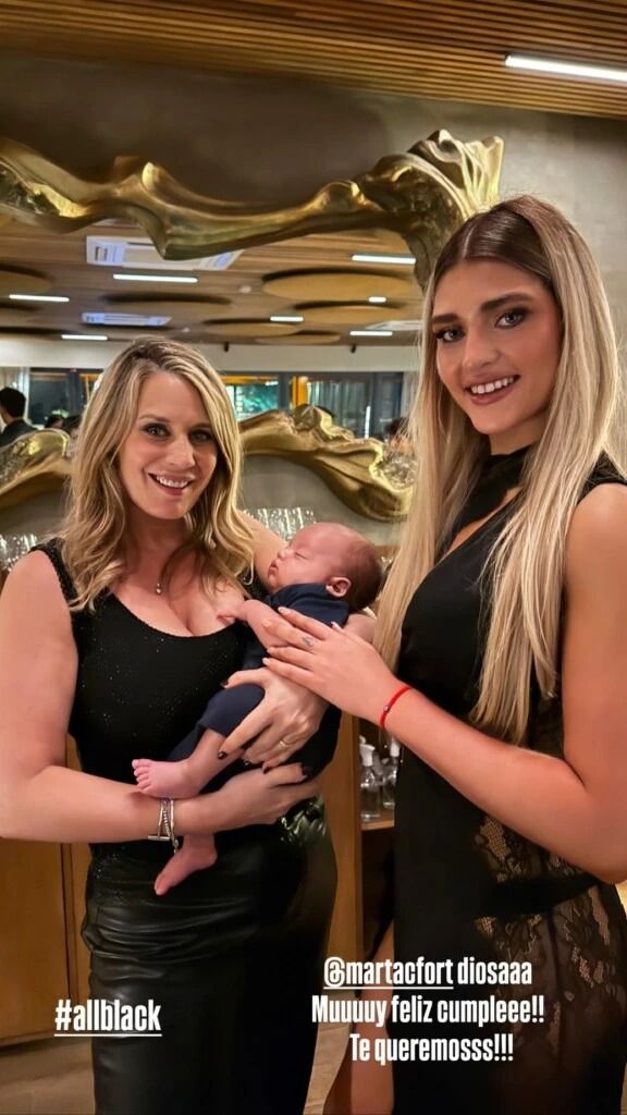 Rocío Marengo celebró el cumpleaños de Marta y Felipe Fort y mostró imágenes inéditas de Isidro