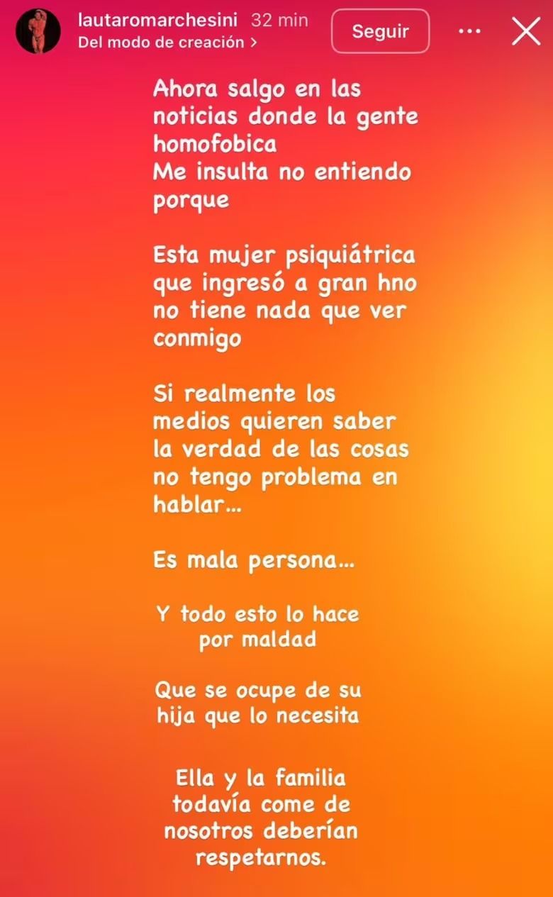 Lautaro, esposo del ex de Solange Abraham