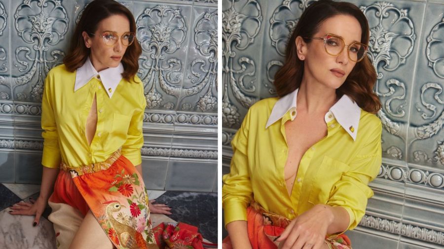 Natalia Oreiro deslumbró con un look arty 