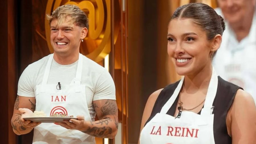 Ian Lucas y La Reini en Masterchef Celebrity