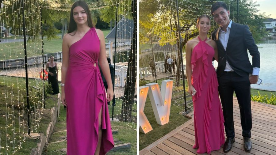 Indiana y Sienna Cubero en el cumpleaños de 15 de Allegra Cubero