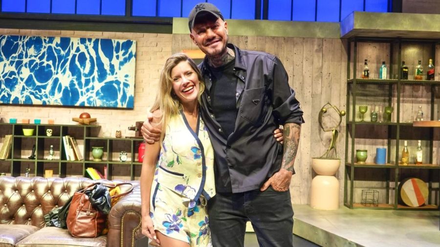 Marcelo Tinelli en La cena de los tontos