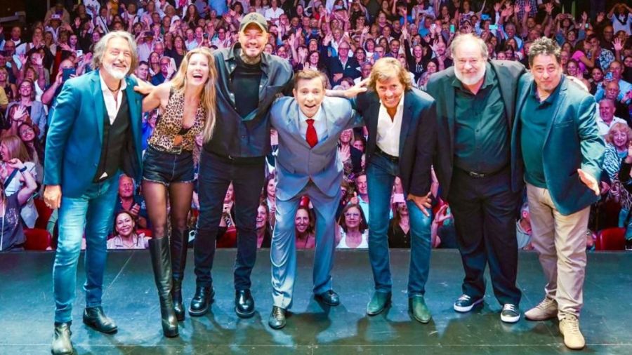 Marcelo Tinelli en La cena de los tontos