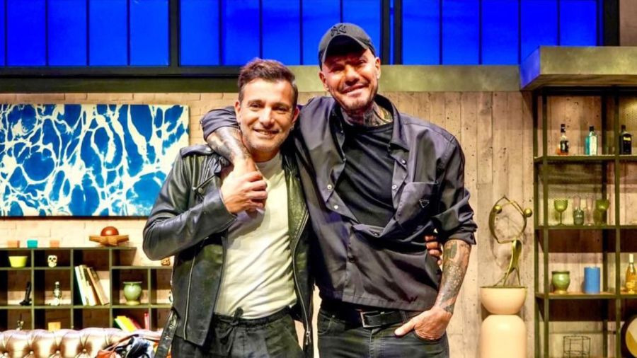 Marcelo Tinelli en La cena de los tontos