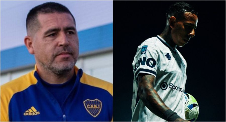 Riquelme y Sebastián Villa