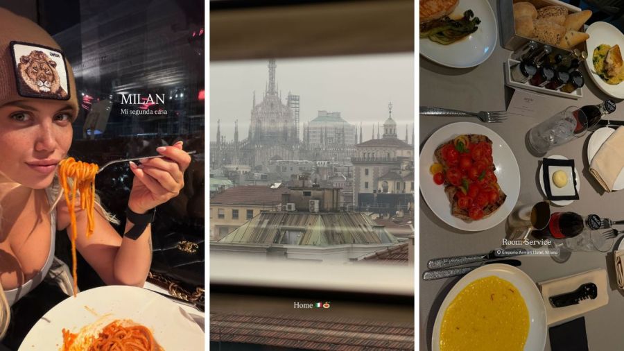 Wanda Nara y Martín Migueles en Milán