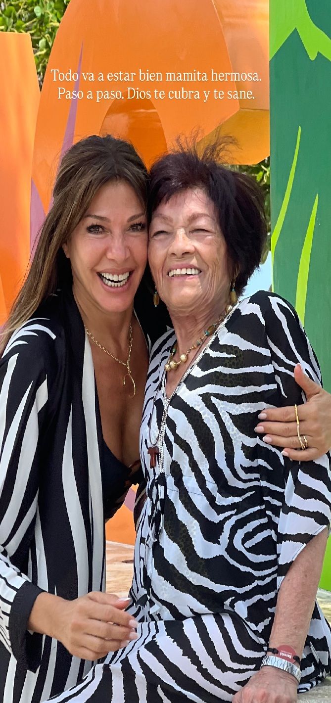 Cathy Fulop y su mamá Cleopatra
